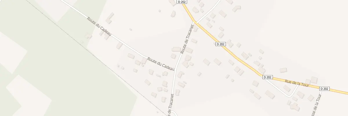 Plan du 1T Rte de Tracanet à Gaillan-en-Médoc