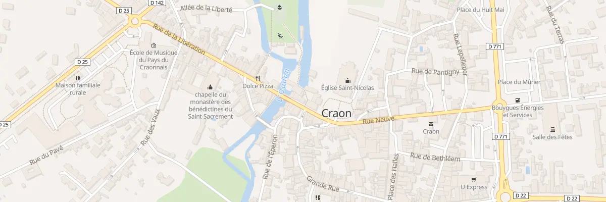 Plan du 24 Rue Neuve à Craon