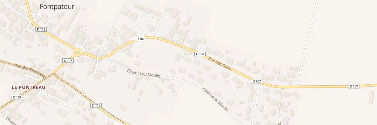 Plan du 14 Rue des Gués à Vérines