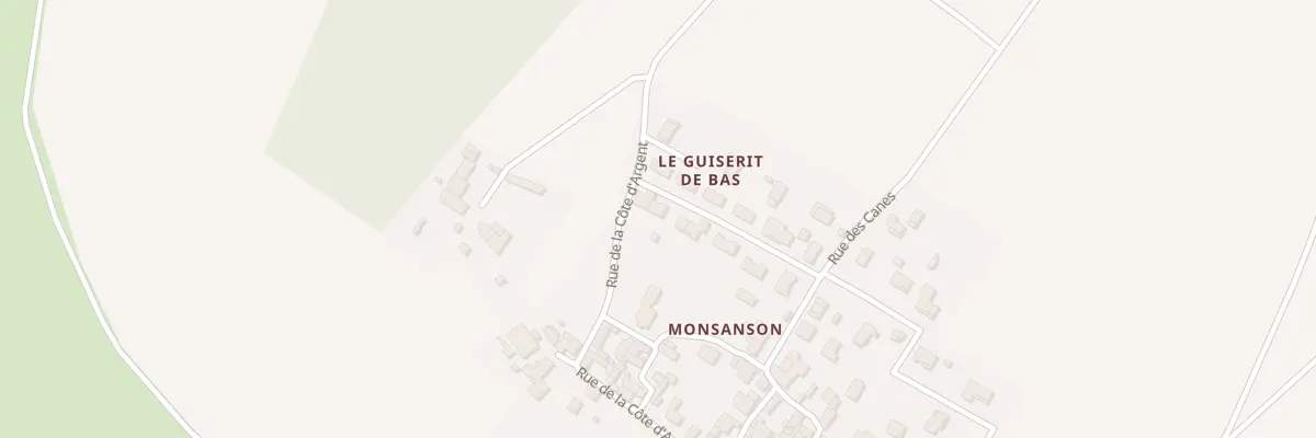 Plan du 5003 Rue Cote d’Argent A Monsanson au Gua