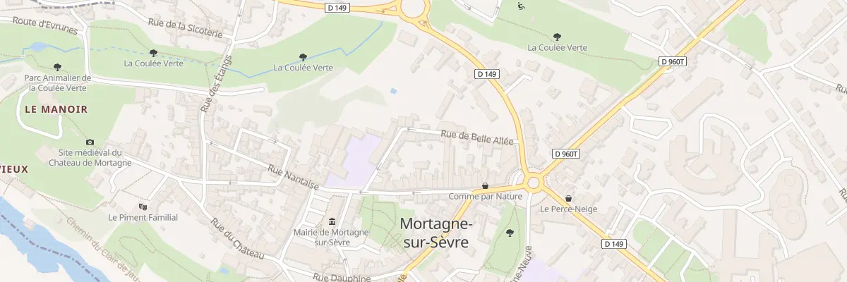 Plan du 6 Rue belle allée à Mortagne-sur-Sèvre