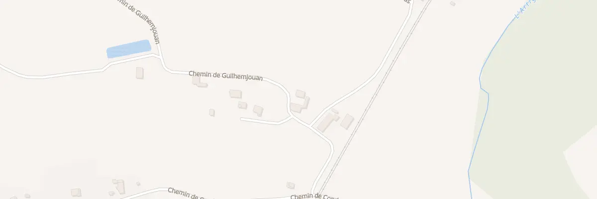 Plan du 695 Che de Guilhemjouan à Misson