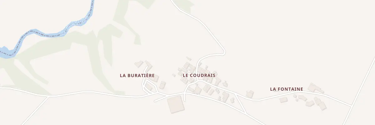 Plan du 24 Le Coudrais à Monsireigne