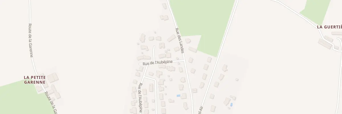 Plan du 1 Rue de l’Aubepine à Loiron-Ruillé