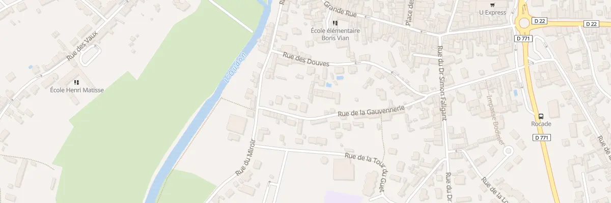 Plan du 5 Che de la Gauvennerie à Craon