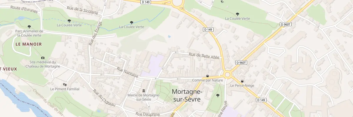 Plan du 8B Rue belle allée à Mortagne-sur-Sèvre