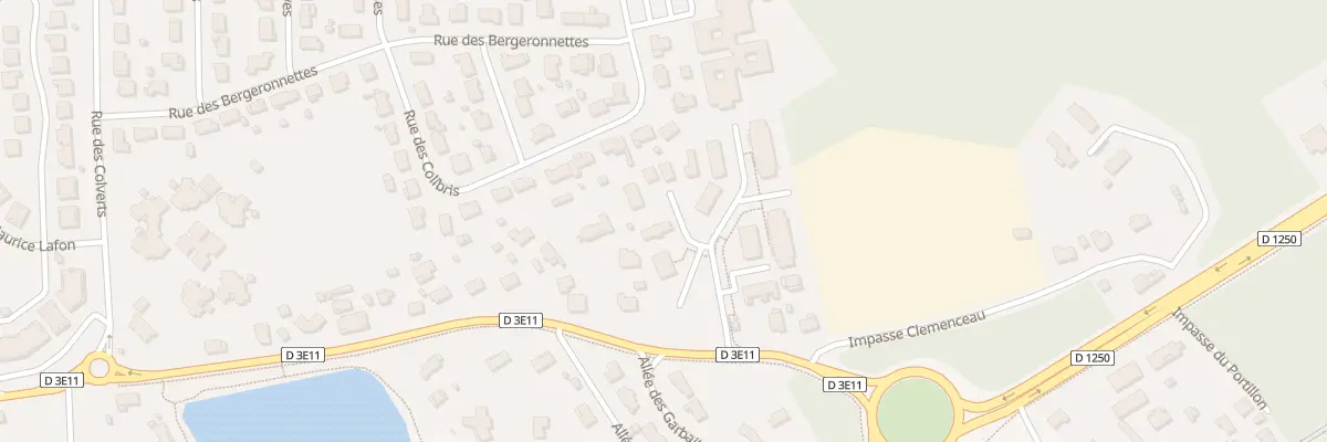 Plan du 131T Rue Georges Clémenceau à Biganos