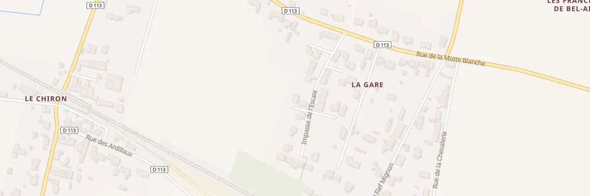 Plan du 11 Rue de la Motte Blanche au Thou