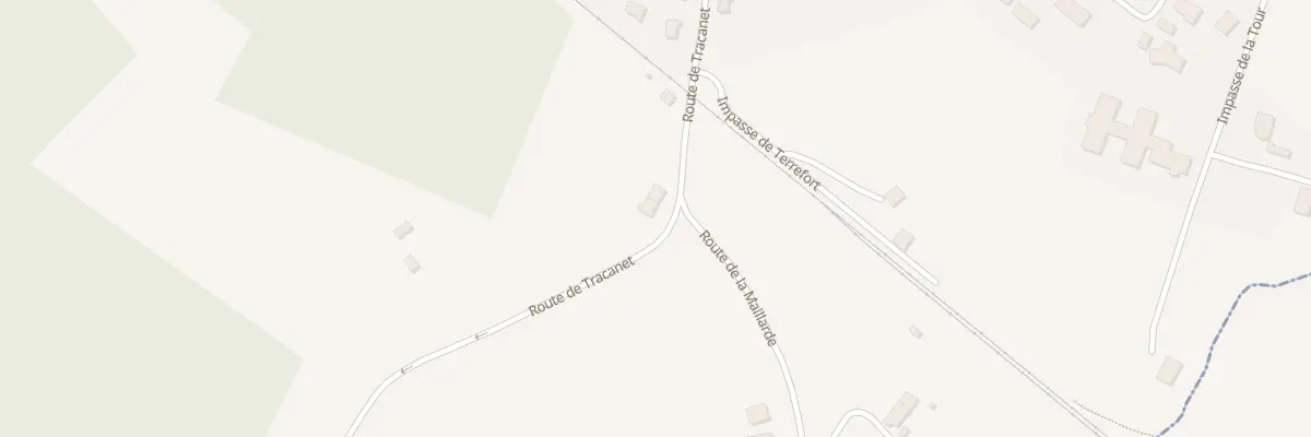 Plan du 15 Rte de Tracanet à Langon