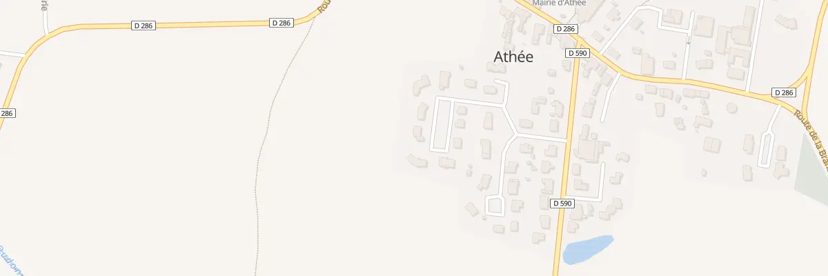 Plan du 5 Rue de la Croix Richard à Athée