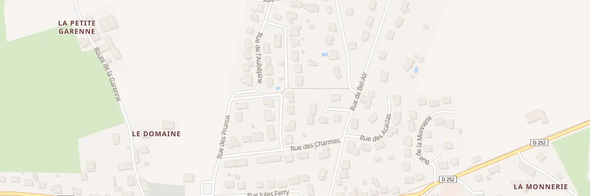 Plan du 7 Rue des Noisetiers à Loiron-Ruillé