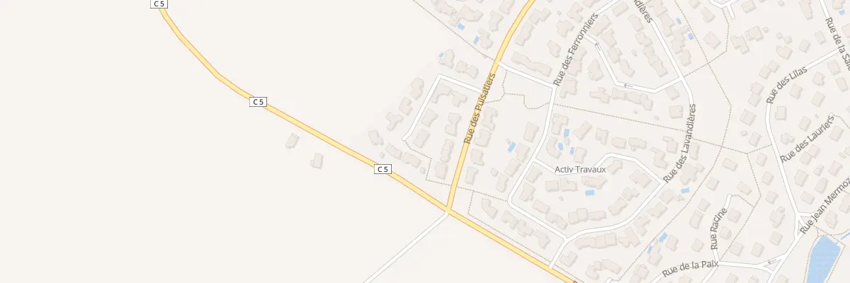 Plan du 5 Rue des Couteliers à Saint-Christophe-du-Bois