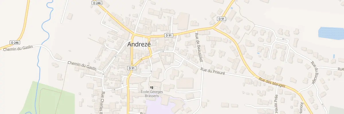 Plan du 28 Rue d’Auvergne (Andreze) à Beaupréau-en-Mauges