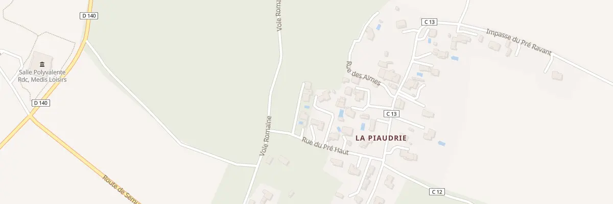 Plan du 13 Rue du Pré Haut à Médis