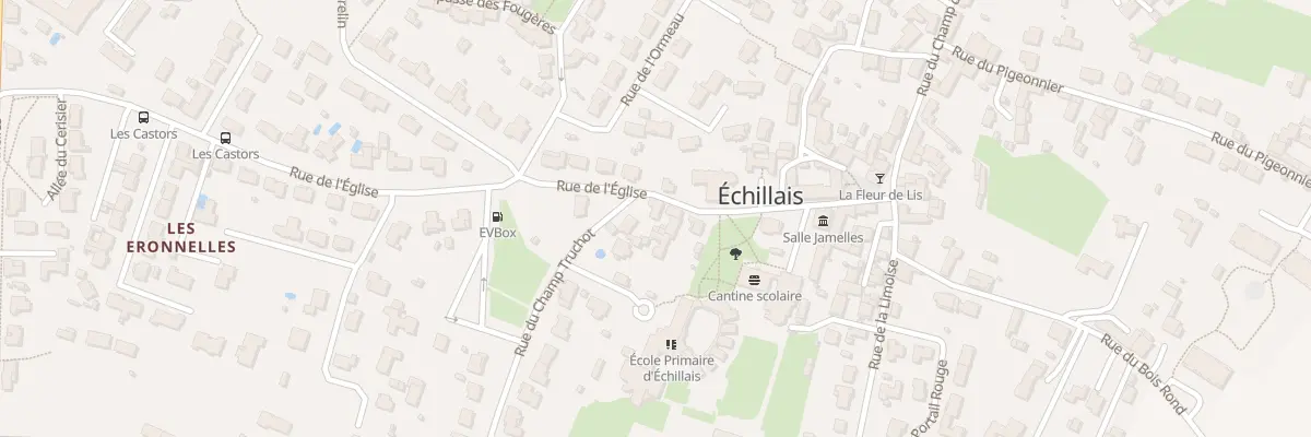 Plan du 15 Rue de l’Église à Échillais