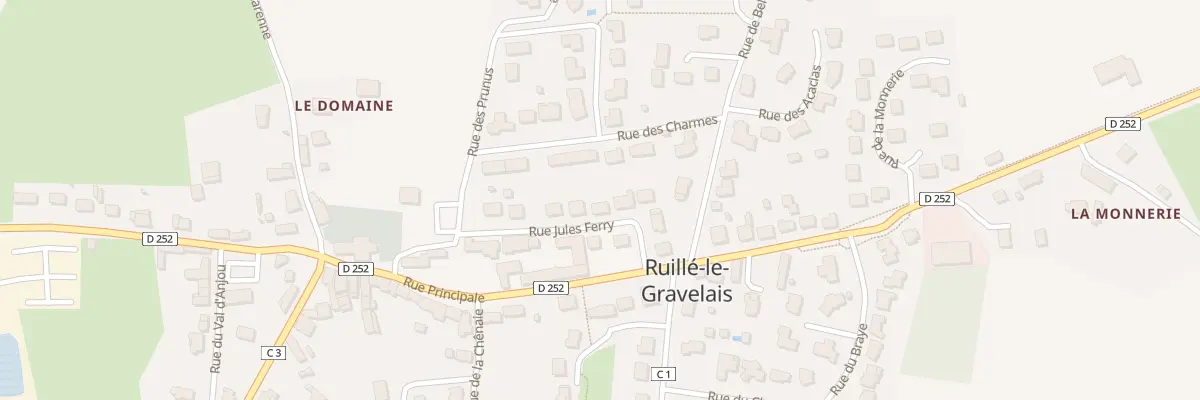 Plan du 5 Rue Jules Ferry à Loiron-Ruillé