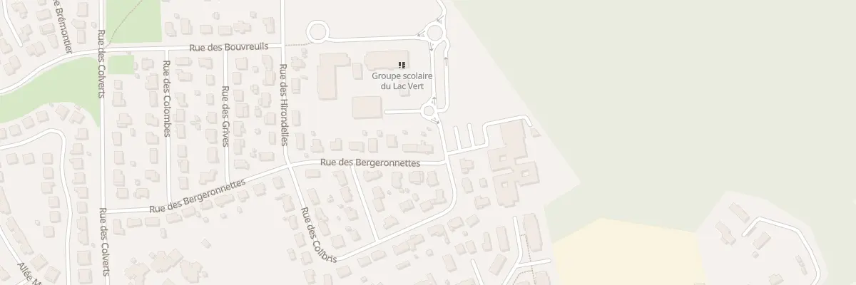 Plan du 25 Rue des Bergeronnettes à Biganos
