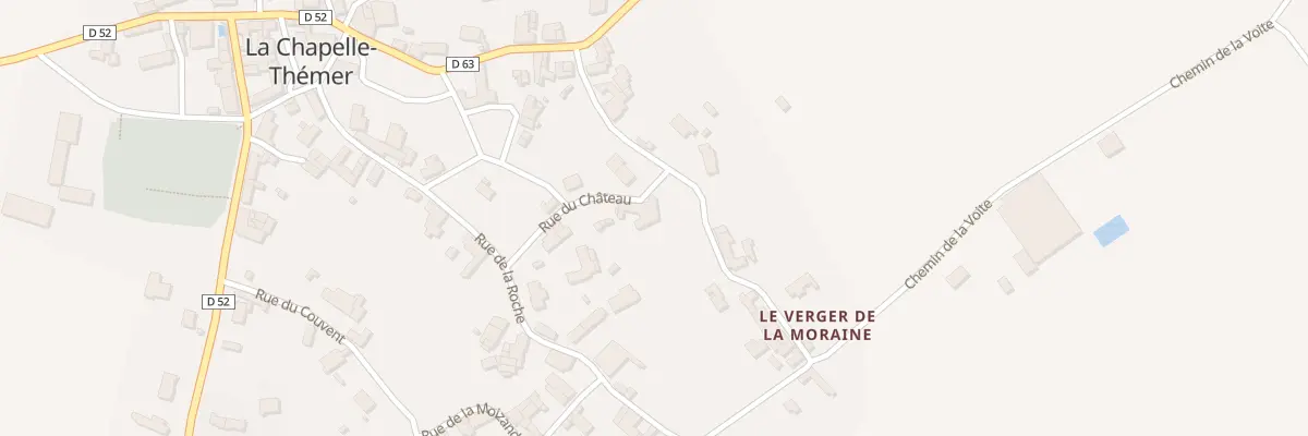 Plan du 22 Rue du château à La Chapelle-Thémer