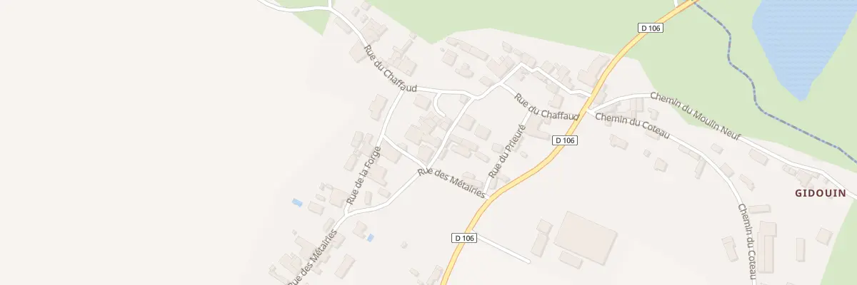 Plan du 5 Rue de la vieille église à La Jaudonnière