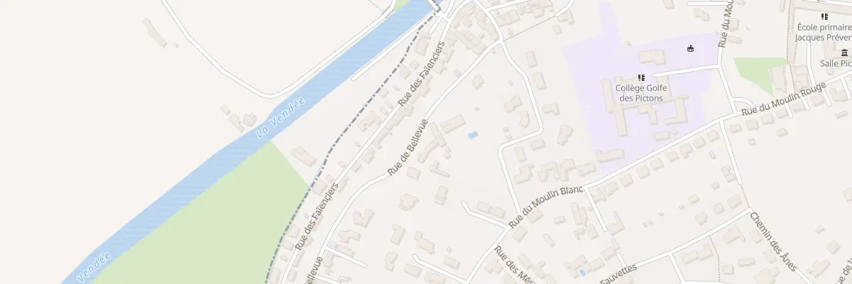 Plan du 11 Rue de bellevue à L’Île-d’Elle