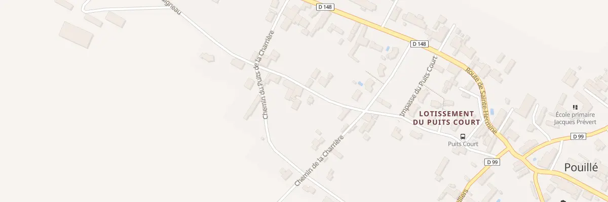 Plan du 67 Che de Chaigneau à Pouillé