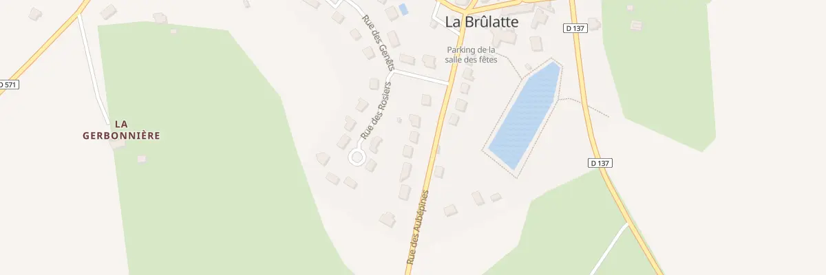 Plan du 8 Rue des Aubépines à La Brûlatte