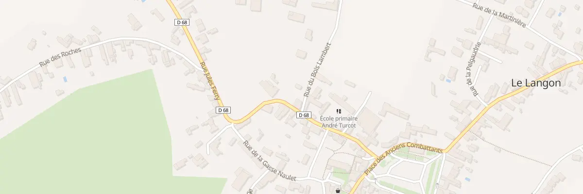 Plan du 10 Rue jules ferry au Langon