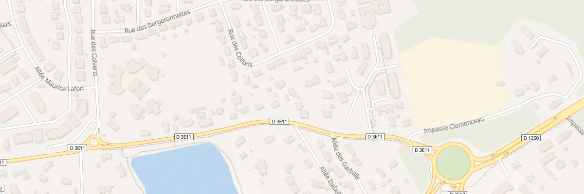 Plan du 123T Rue Georges Clémenceau à Biganos