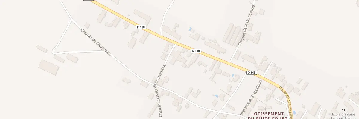 Plan du 89 Rte de Ste Hermine à Pouillé