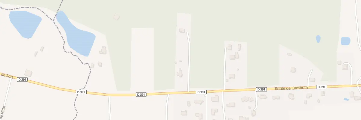Plan du 1900 Rte de Cambran à Sort-en-Chalosse