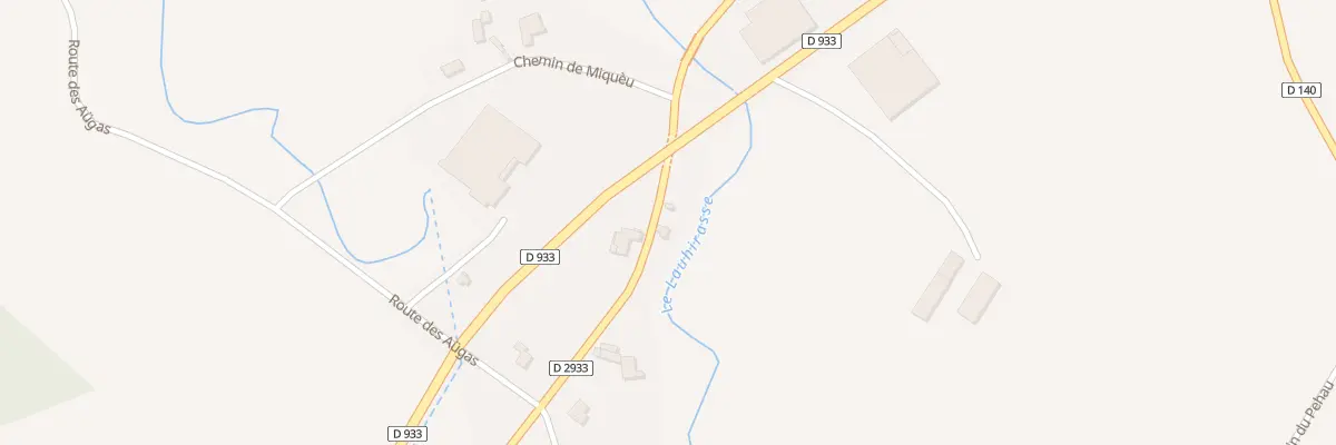 Plan du 5057 Dou Boscq Est à Osserain-Rivareyte