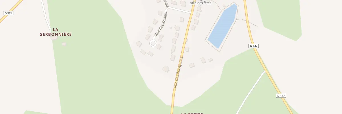 Plan du 14B Rue des Aubépines à La Brûlatte