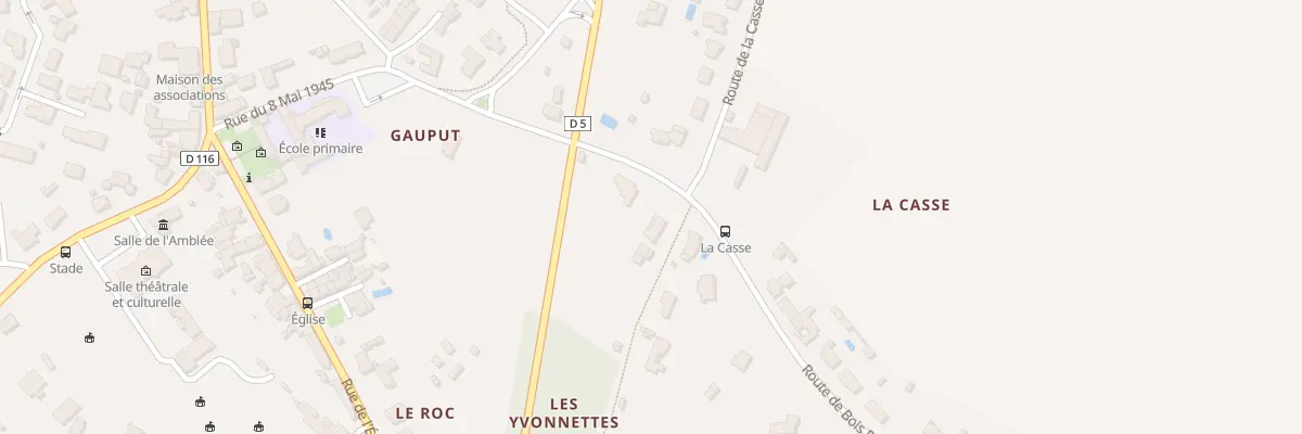 Plan du 4 Rte du Bois Rambaud à Breuil-Magné