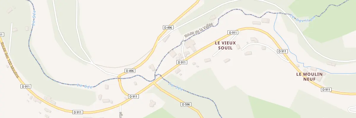 Plan du 100 Le Pont de la Forge à Beauficel