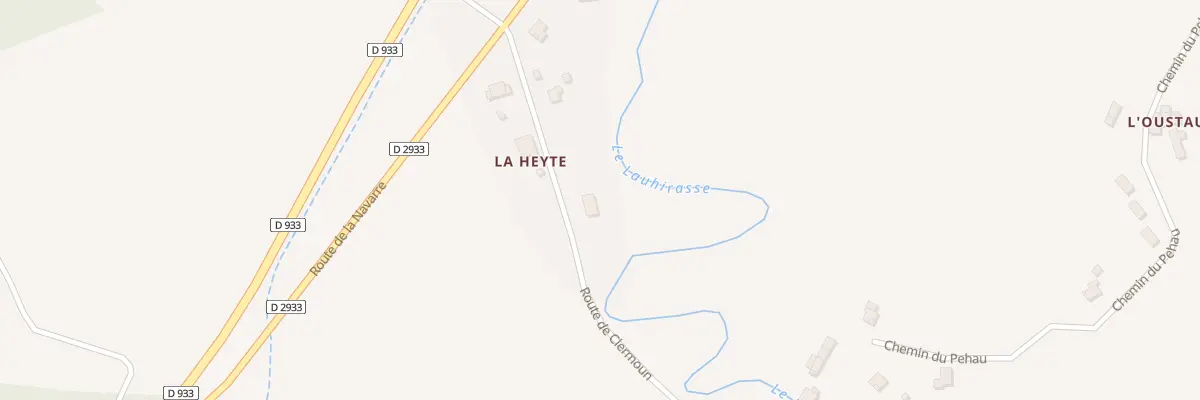Plan de Dou Boscq Est à Osserain-Rivareyte