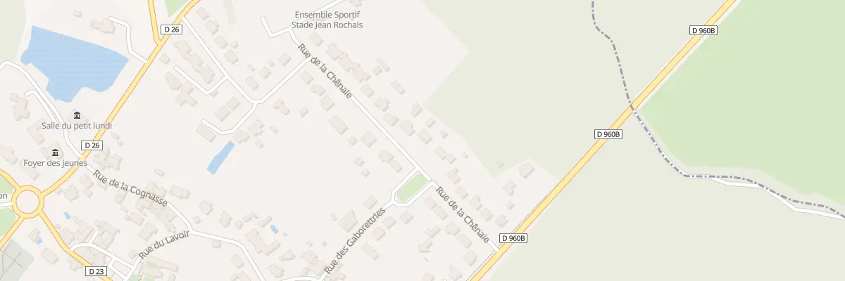 Plan du 14 Rue de la chênaie à Saint-Prouant