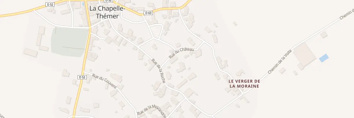Plan du 8B Rue du château à La Chapelle-Thémer