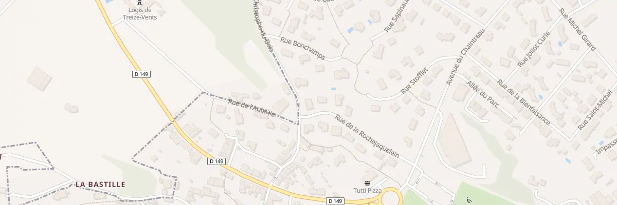 Plan du 7 Rue la rochejacquelein à Mortagne-sur-Sèvre