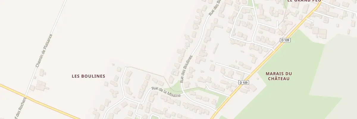 Plan du 21 Rue des Boulines à Angliers