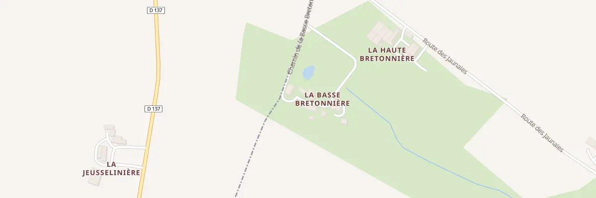 Plan du 3 Che de la Basse Bretonnière à Saint-Hilaire-du-Maine