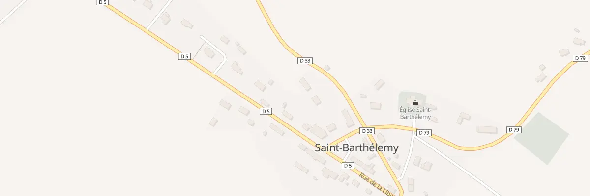 Plan du 14 Rue de la Liberté à Saint-Barthélemy