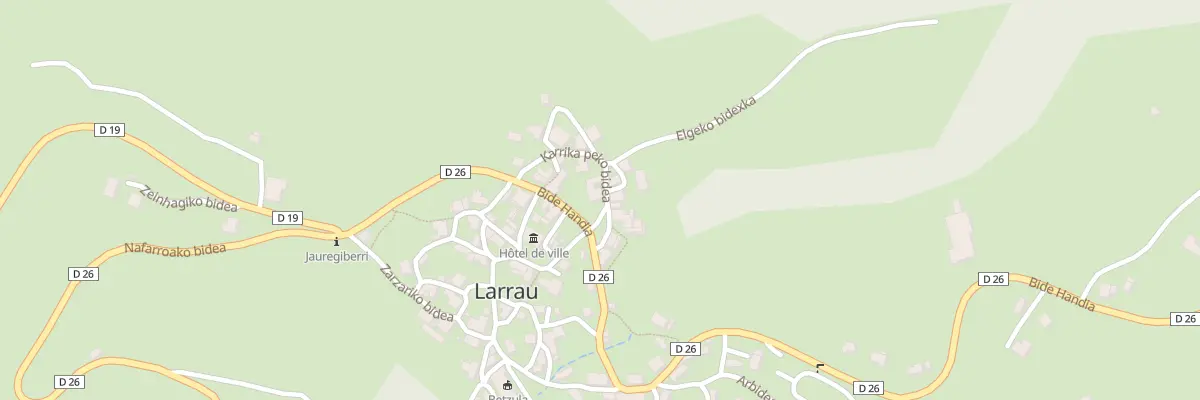 Plan du 5050 Village à Larrau