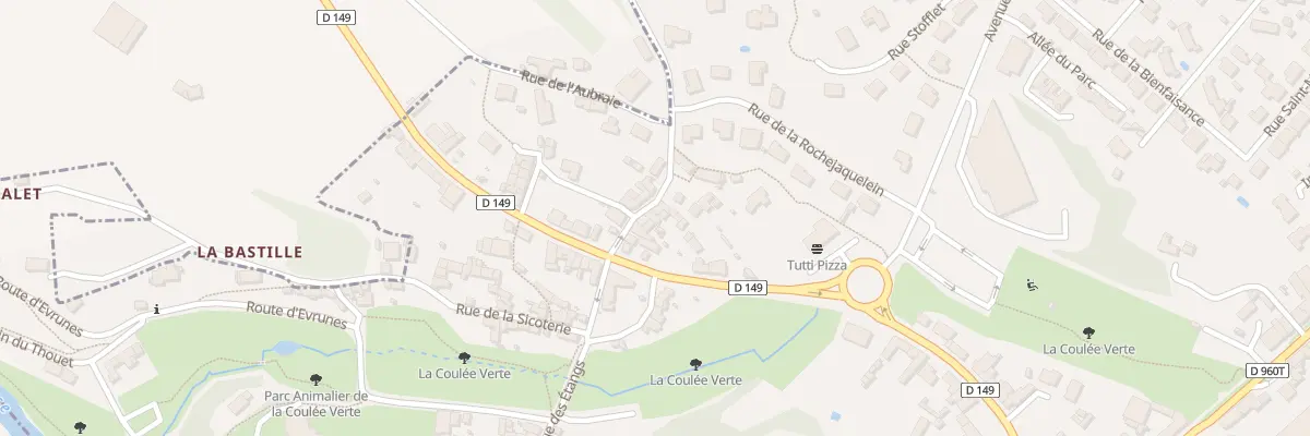 Plan du 7 Rue du bourneau à Mortagne-sur-Sèvre