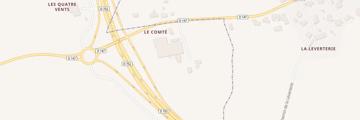 Plan du 96 Che de la Comtée à Bégrolles-en-Mauges