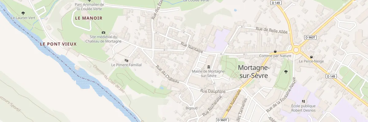 Plan du 4 Pl de la Mairie à Mortagne-sur-Sèvre