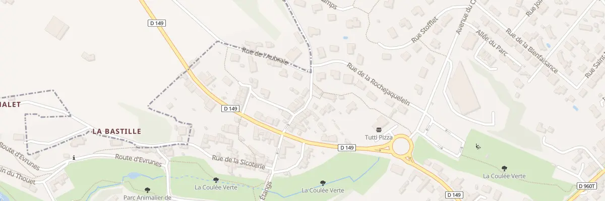 Plan du 6 Rue du bourneau à Mortagne-sur-Sèvre