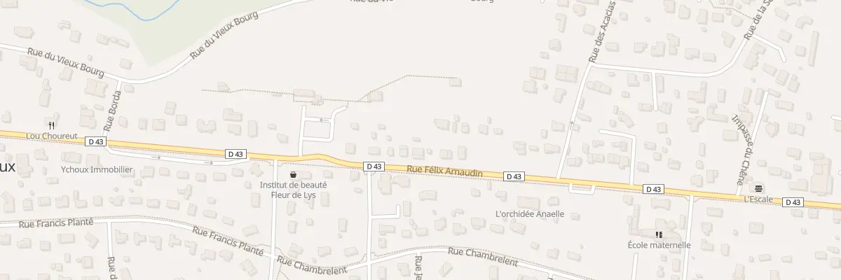 Plan du 33 Rue Félix Arnaudin à Ychoux