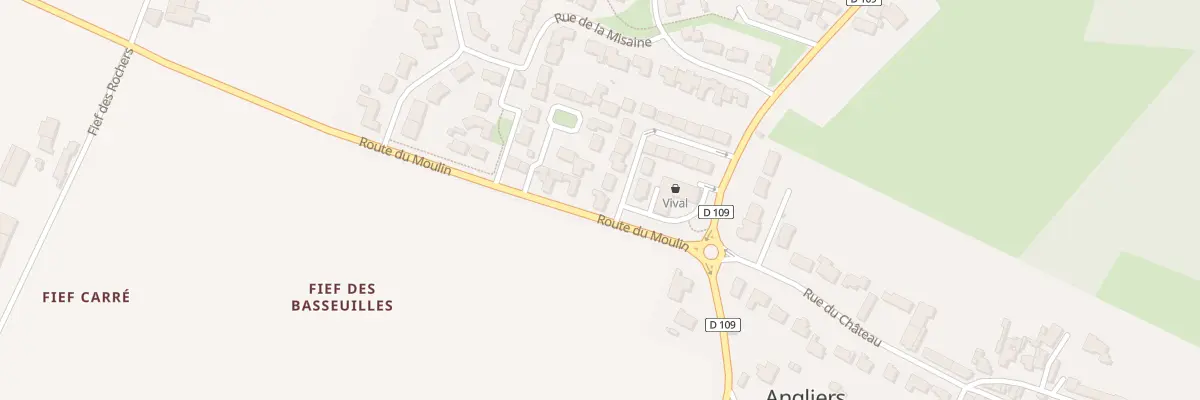 Plan du 1 Rue du Ponant à Angliers