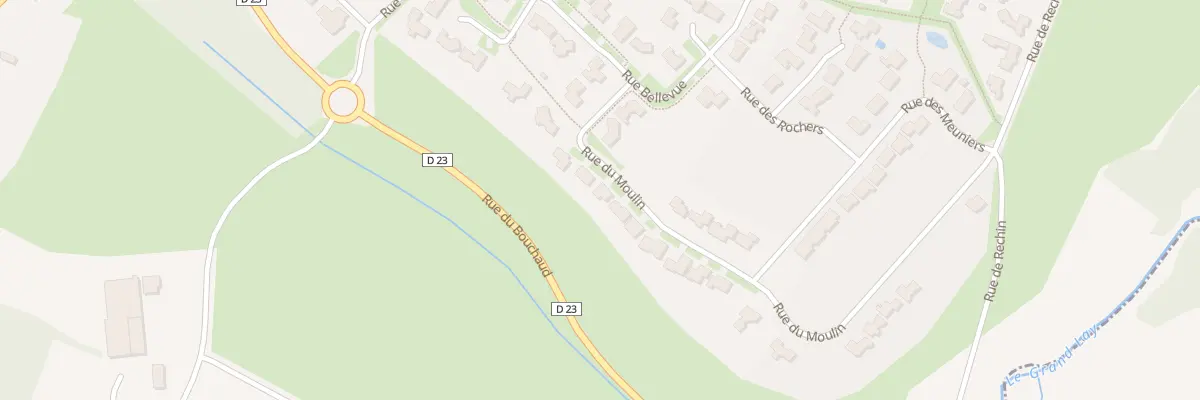 Plan du 12 Rue du moulin à Saint-Prouant