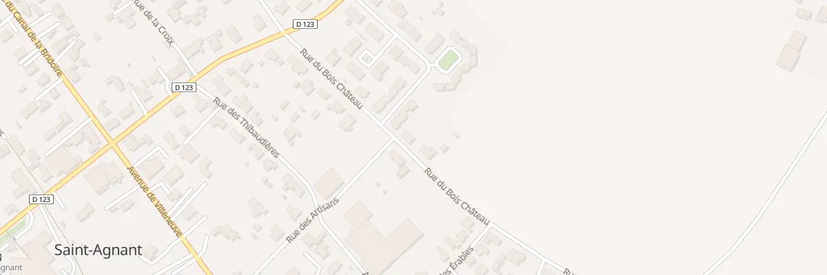 Plan du 7 Rue du Bois Château à Saint-Agnant